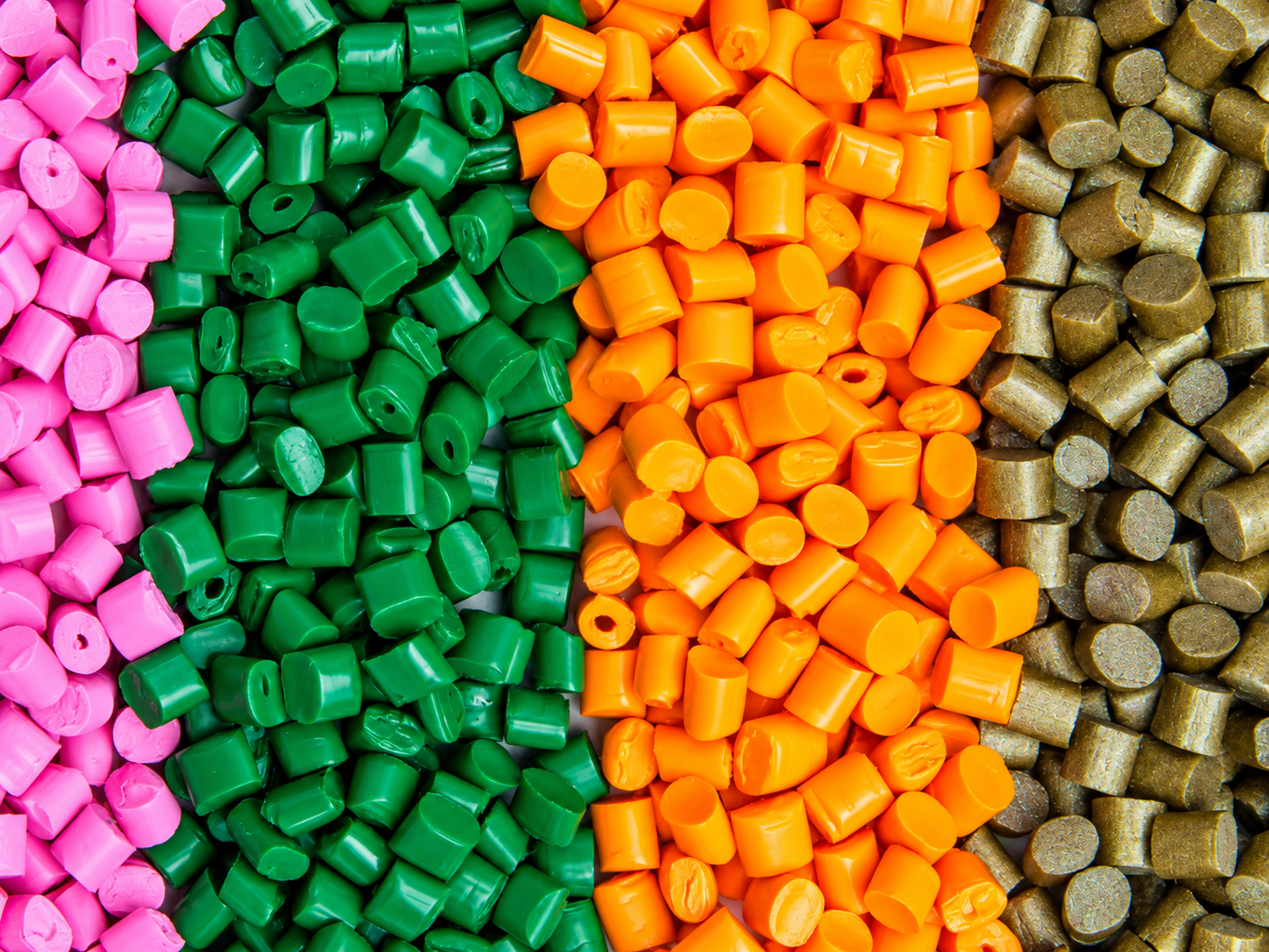 Plastic raw material pellets